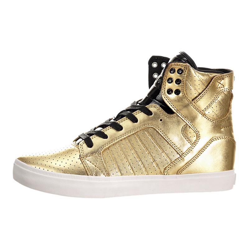 Supra SKYTOP LS Sneaker High Damen Gold Sale AGIKV1204